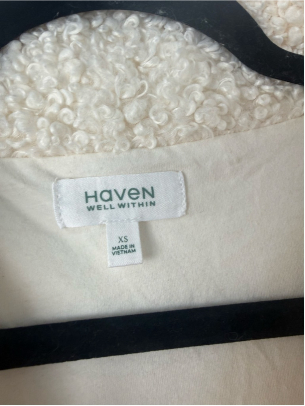 Haven Well Within Sherpa Jacket XS - Picture 7 of 7